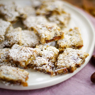 Chinese Chews Kuchenecken Rezept, Weihnachtsgebäck, Datteln, Cookies