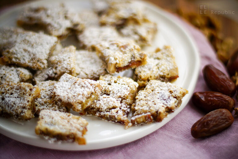 Chinese Chews Kuchenecken (Dattel-Walnuss-Plätzchen Rezept)
