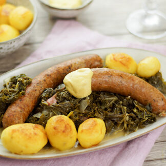 German Style Kale (Grünkohl mit Pinkel)