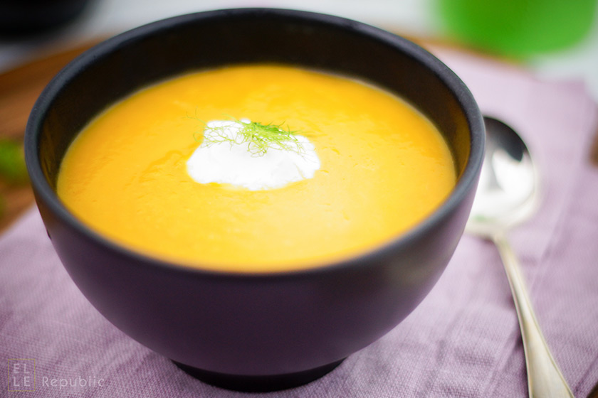 Simple Carrot and Fennel Soup