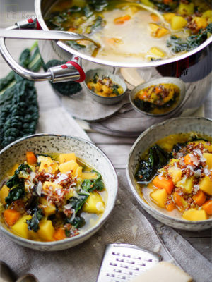 Rutabaga Stew with Quinoa & Saffron Recipe Elle Republic