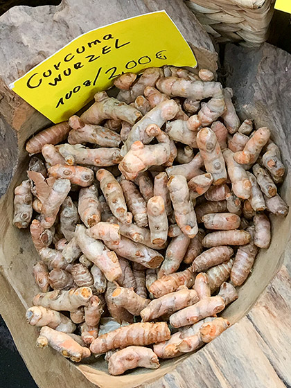 Kurkuma Wurzeln, Turmeric