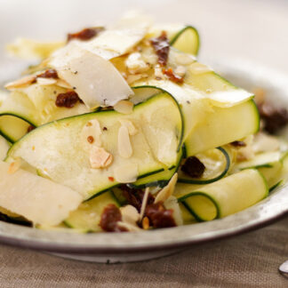 Zucchini Salad with Truffle Oil