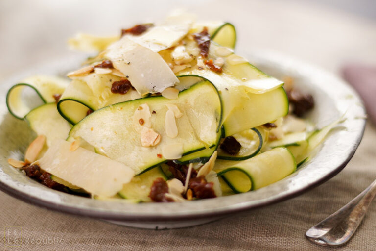Zucchini Salad with Truffle Oil