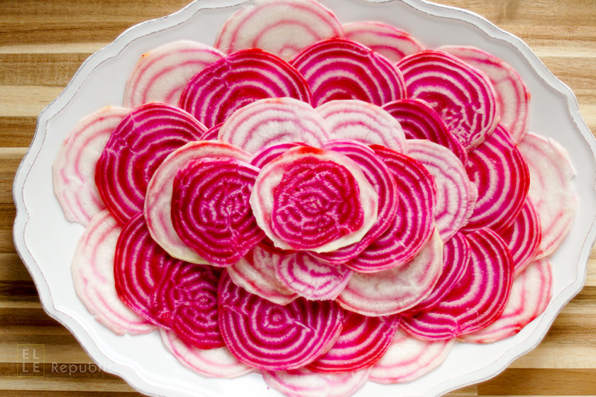 Heirloom Beet Carpaccio Rezept Elle Republic