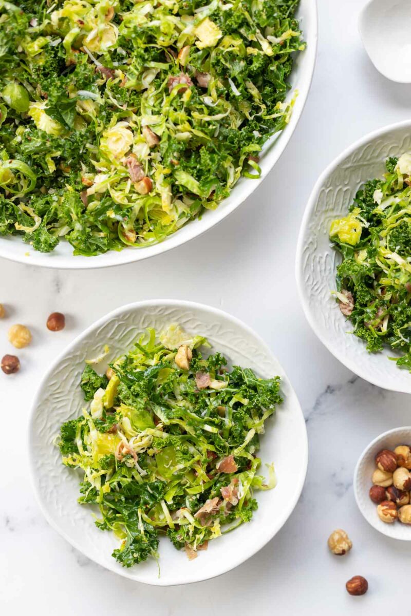 Grünkohl-Salat mit Rosenkohl &amp; Parmaschinken | Rezept | Elle Republic