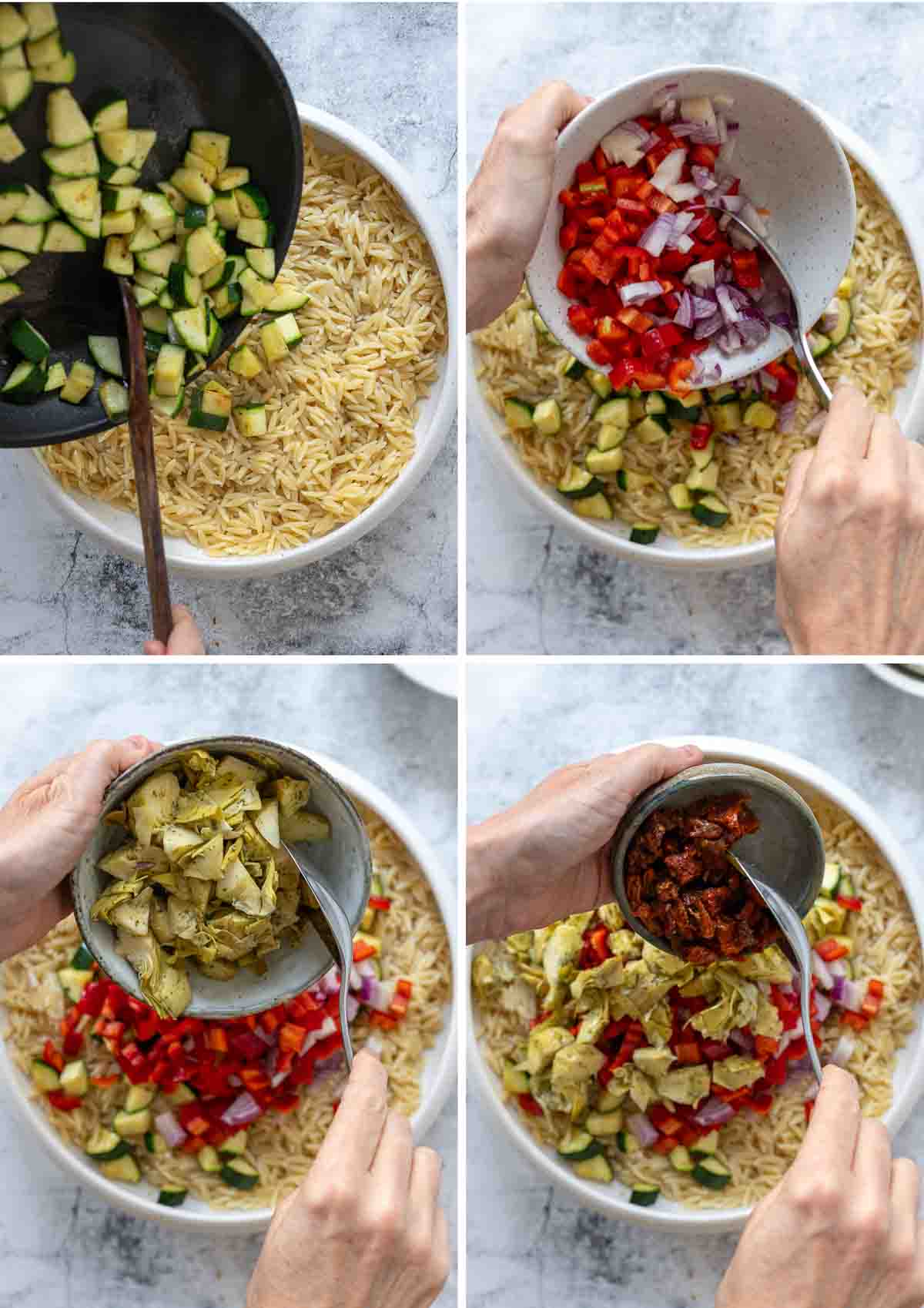 Orzo Rezept Zubereitungs-Schritte