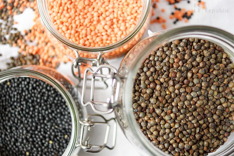 Beluga Linsen, Puy Linsen, Rote Linsen