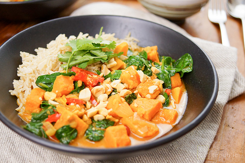 Rotes Thai Curry Mit Susskartoffeln Rezept Elle Republic