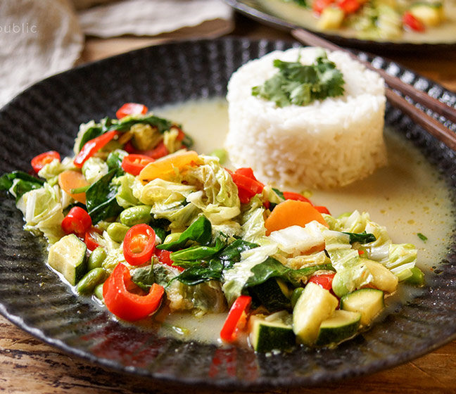 Thai Green Curry with Mixed Vegetables