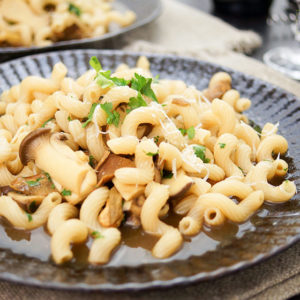 Pasta mit Pilz-Ragout, Austernpilze, Shiitake, Steinpilze, Cremini