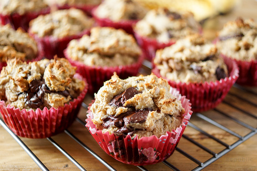 Schoko-Bananen-Muffins (glutenfrei) | Elle Republic