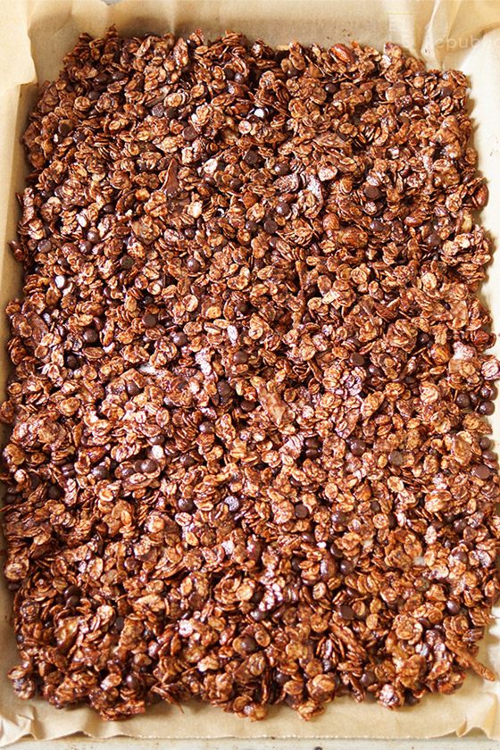 Mörk chokladgranola