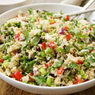 Coconut Edamame Quinoa Salad