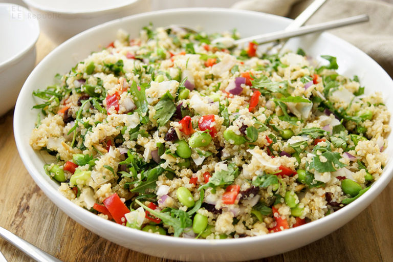 Coconut Edamame Quinoa Salad