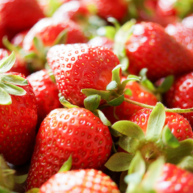 Frische Erdbeeren vom Wochenmarkt, Elle Republic