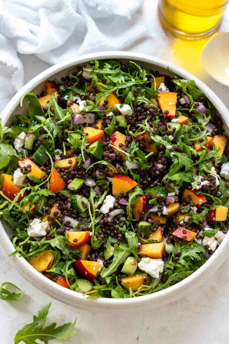 Lentil Salad with Nectarines