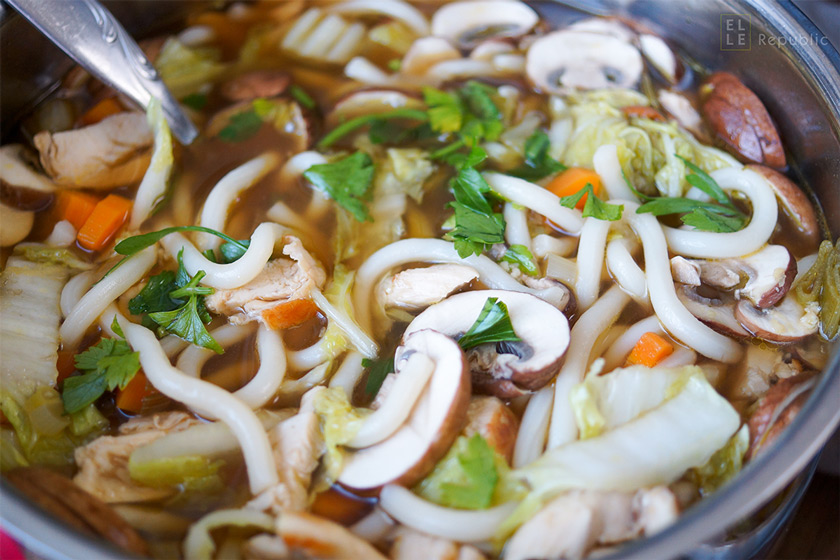 Asian Chicken Noodle Soup Recipe Elle Republic