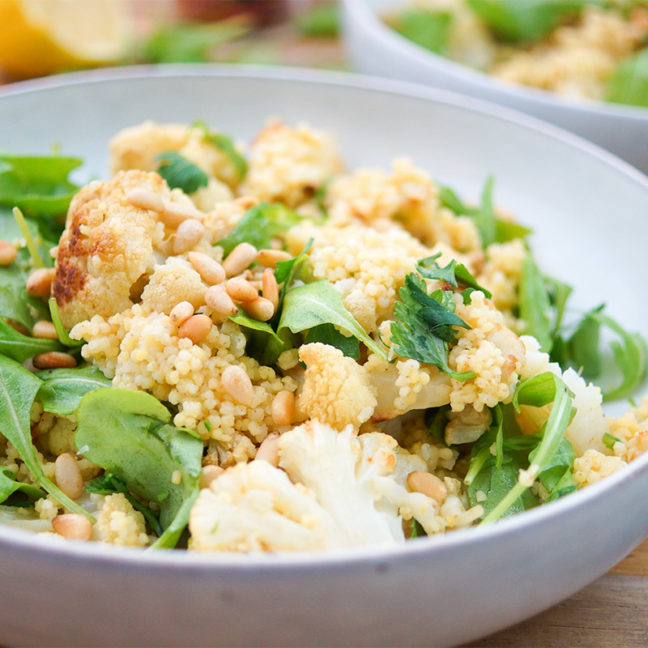 Roasted Cauliflower and Millet Salad