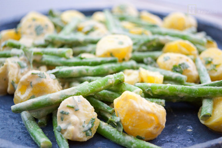 Tahini Green Beans and Potatoes
