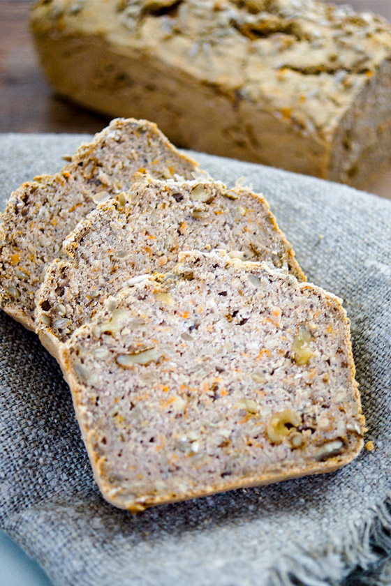 Sliced Buckwheat Bread (vegan + gluten-free)