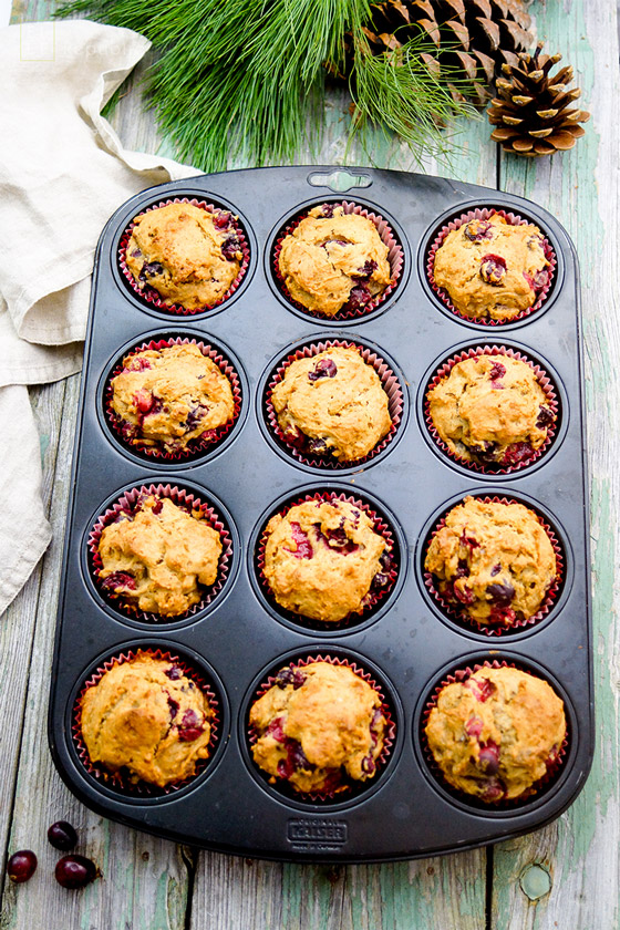 Cranberry Muffins Rezept | Einfach &amp; Gesund | Elle Republic