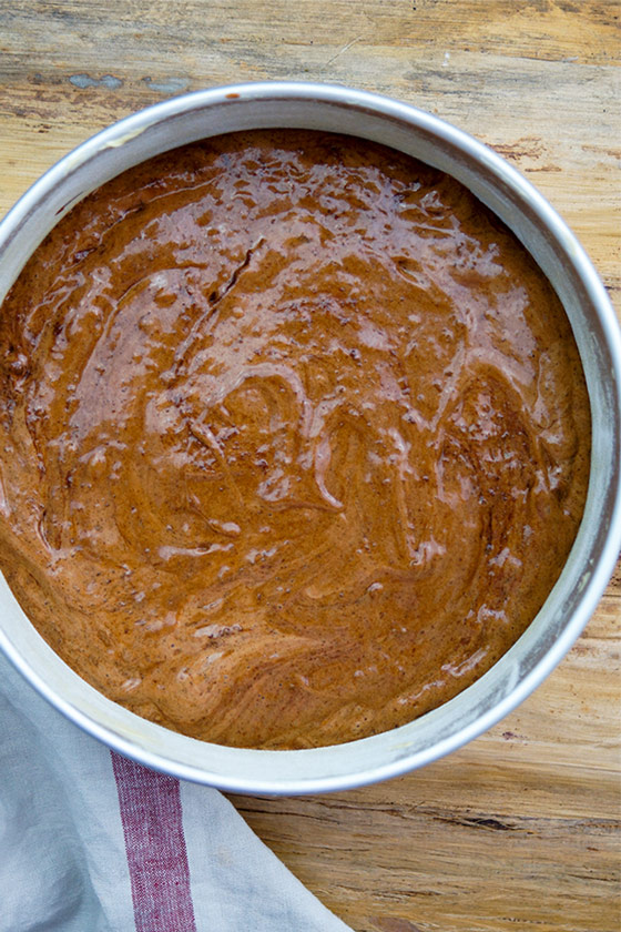 Chocolate Chestnut Cake (flourless)