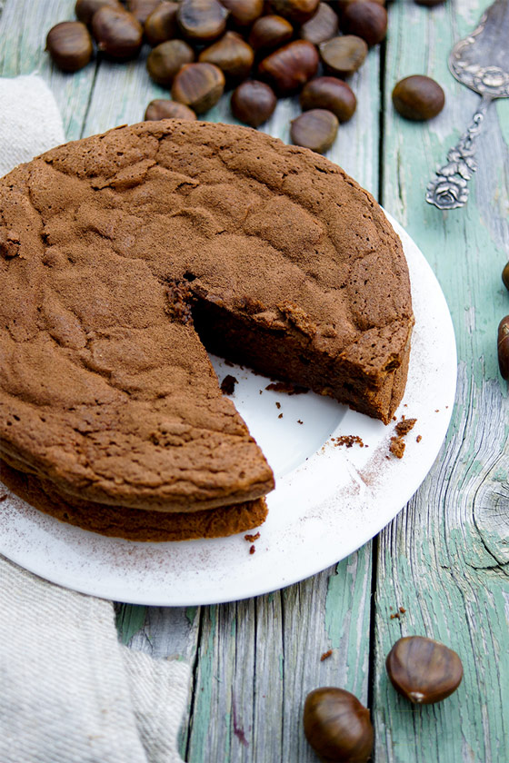 Maronen-Schokoladen-Kuchen (ohne Mehl) | Rezept | Elle Republic