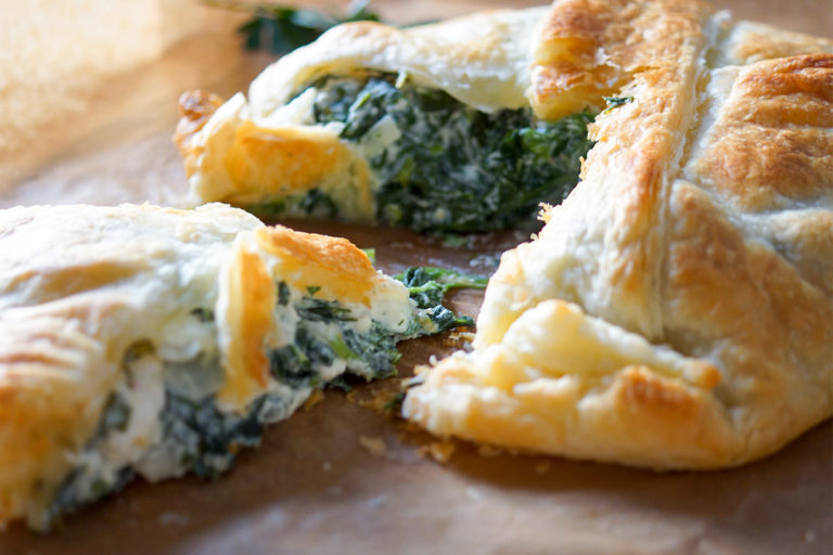 Free-Form Spinach Pie