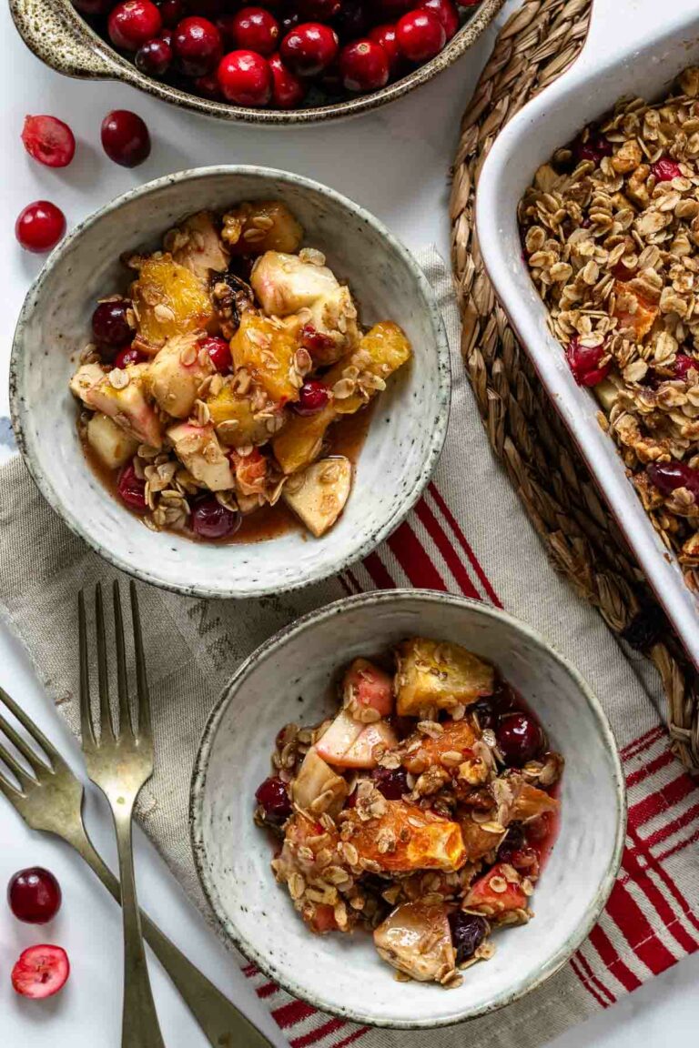 Cranberry Apfel Crisp