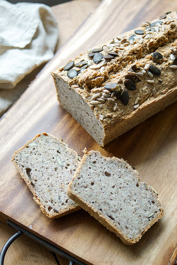 Buchweizenbrot Mit Kichererbsenmehl Vegan Glutenfrei Rezept