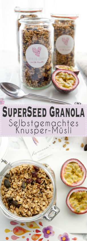 Knusper Müsli mit Superkörnern Superseed Granola Elle Republic