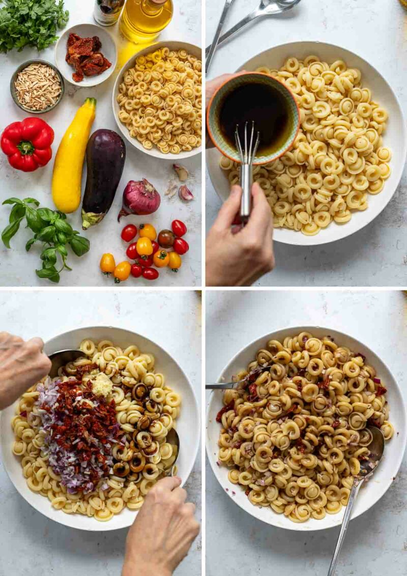 How to Make This Roasted Vegetable Pasta Salad (In 3 Simple Steps) with Pictures 