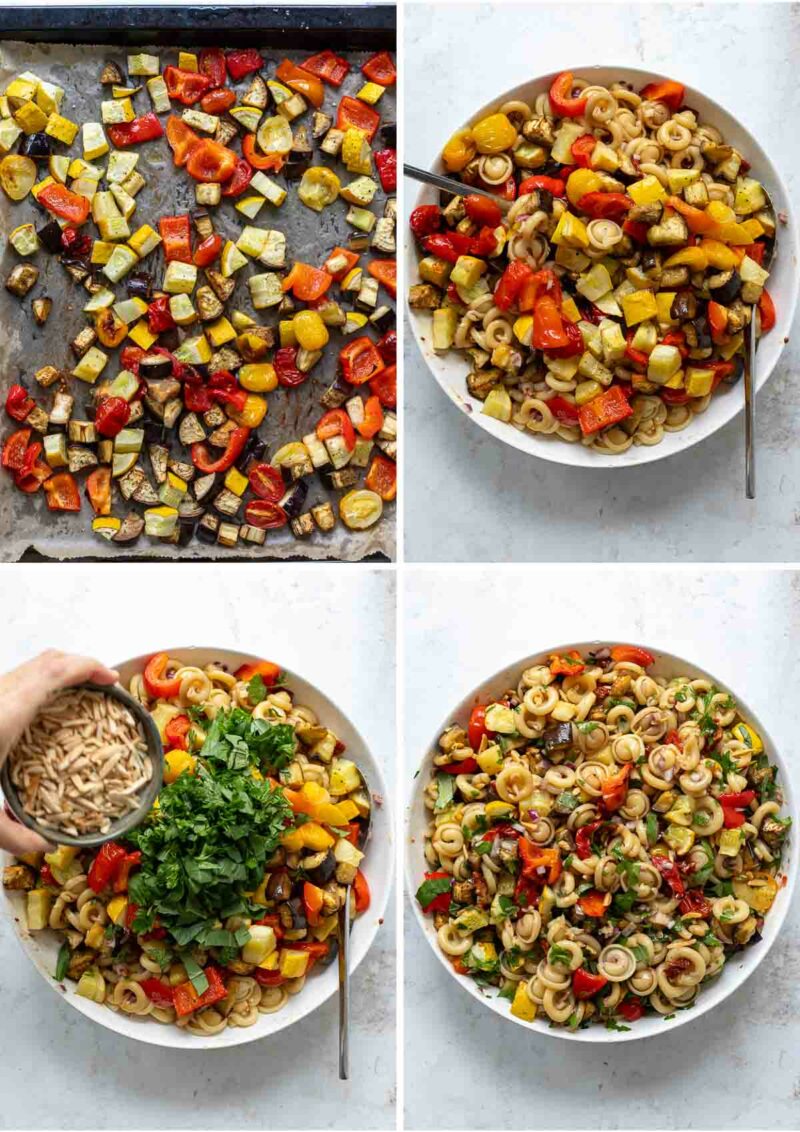 How to Make This Roasted Vegetable Pasta Salad (In 3 Simple Steps) with Pictures 