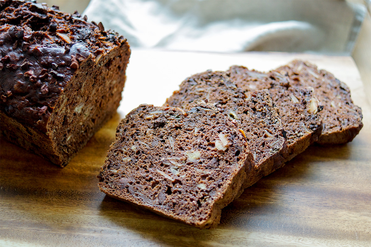 Veganes Schoko-Bananenbrot aus Dinkelmehl | Rezept | Elle Republic