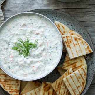 Favorite Original Tzatziki (Greek Yogurt Cucumber Dip)