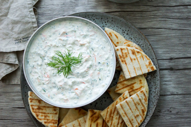 Favorite Original Tzatziki (Greek Yogurt Cucumber Dip)