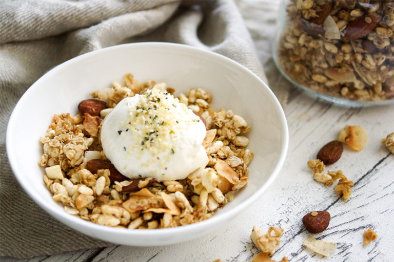 HoneyPuffed Rice Granola with Cardamom Recipe Elle Republic
