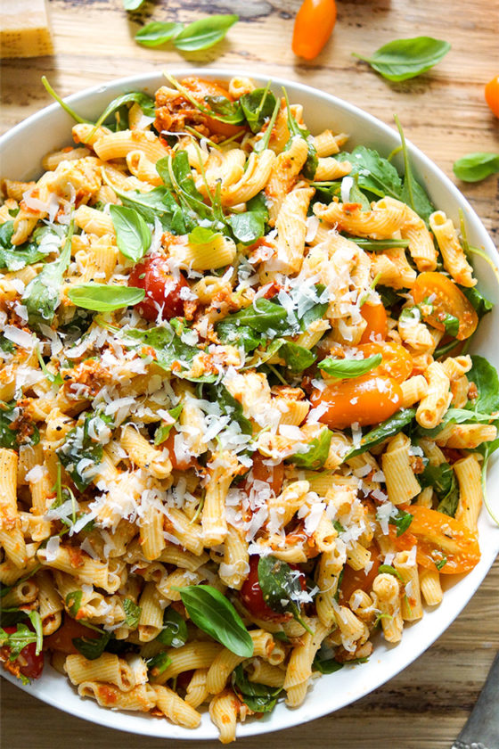 Sun-Dried Tomato Pesto Pasta Salad | Recipe | Elle Republic