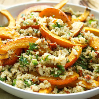 Roasted Pumpkin and Quinoa Salad with Almonds