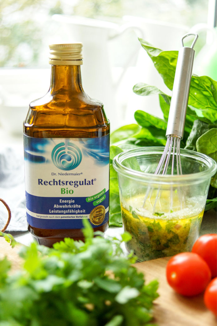Linsen-Kartoffelsalat mit Rechtsregulat-Vinaigrette Rezept Elle Republic