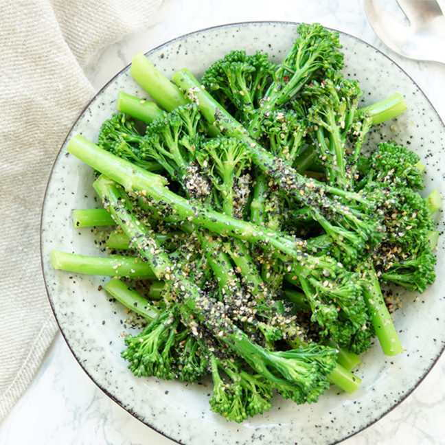 Asian-Style Broccolini (Bimi) with Sesame