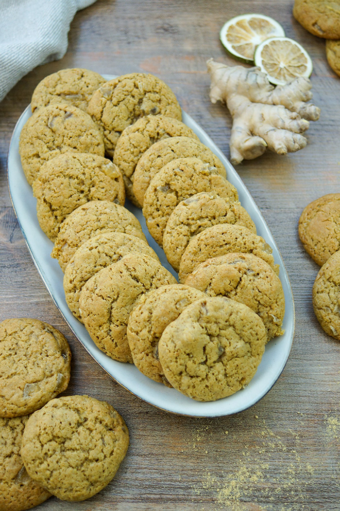 Chewy Triple Ginger Cookies Recipe Elle Republic