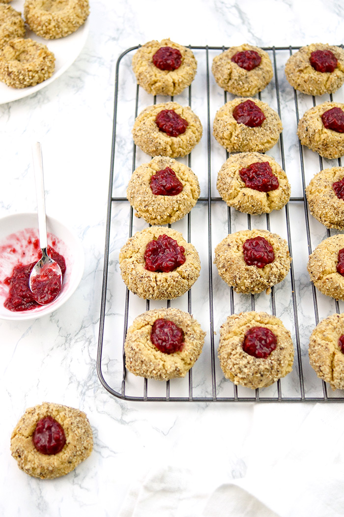 Vogelnest Cookies Mit Marmelade Thumbprint Cookies Elle Republic