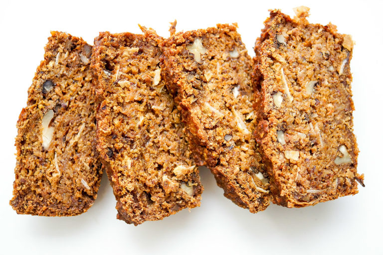 Walnut Date Loaf with Hokkaido Pumpkin (Vegan + GF)