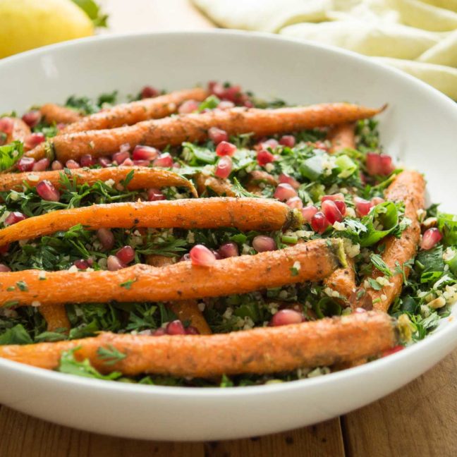 Cumin-Roasted Carrot Tabbouleh