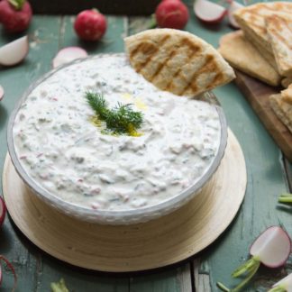 Cucumber Radish Tzatziki