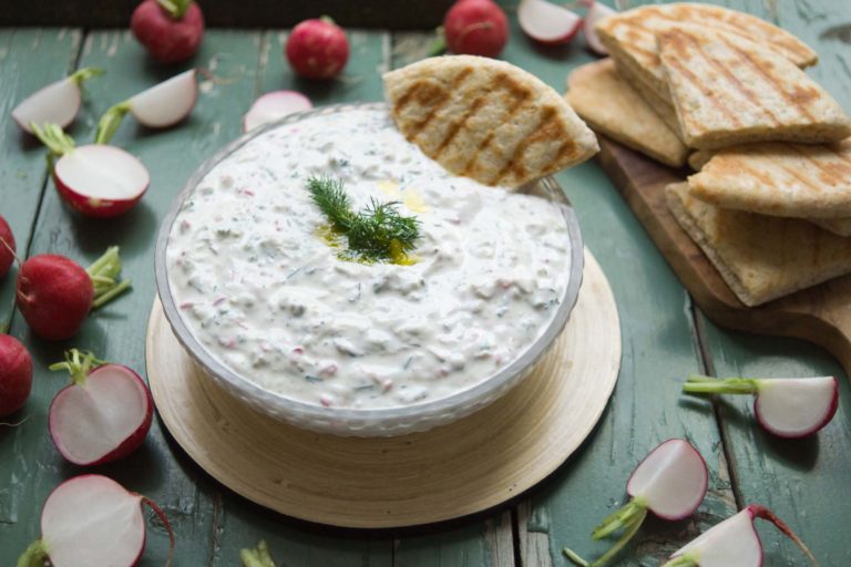 Cucumber Radish Tzatziki