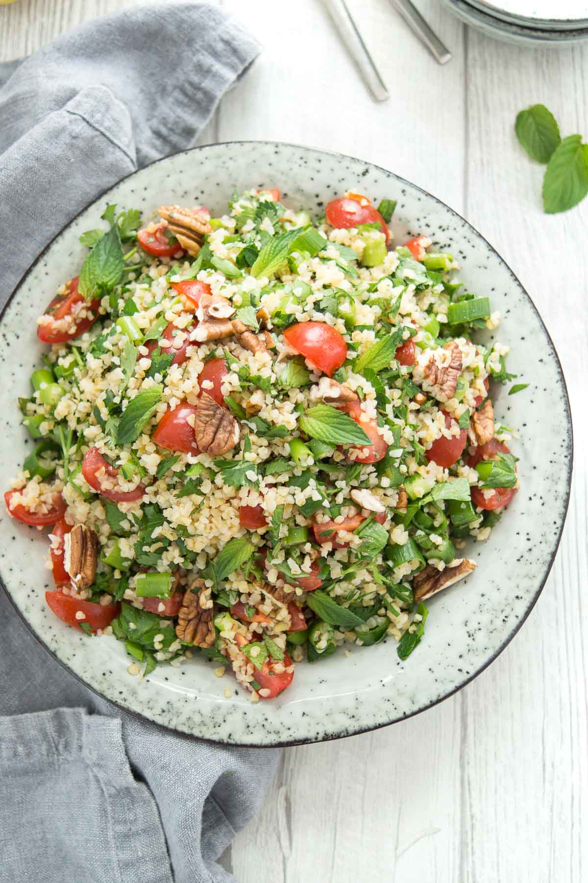 Bulgur Salat Mit Frischen Krautern Und Zitrone Rezept Elle Republic