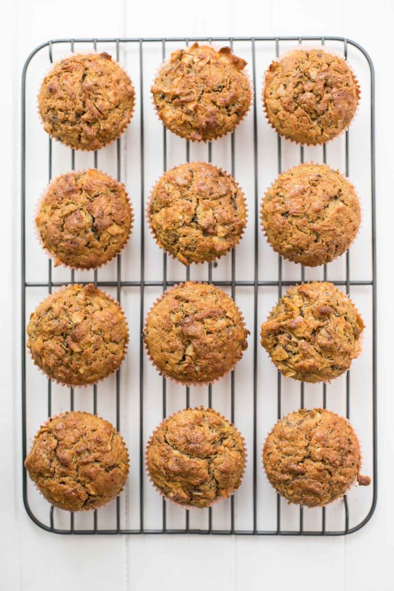 Carrot Cake Muffins with Ginger and Coconut